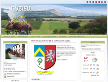 Tablet Screenshot of cuzieu01.fr